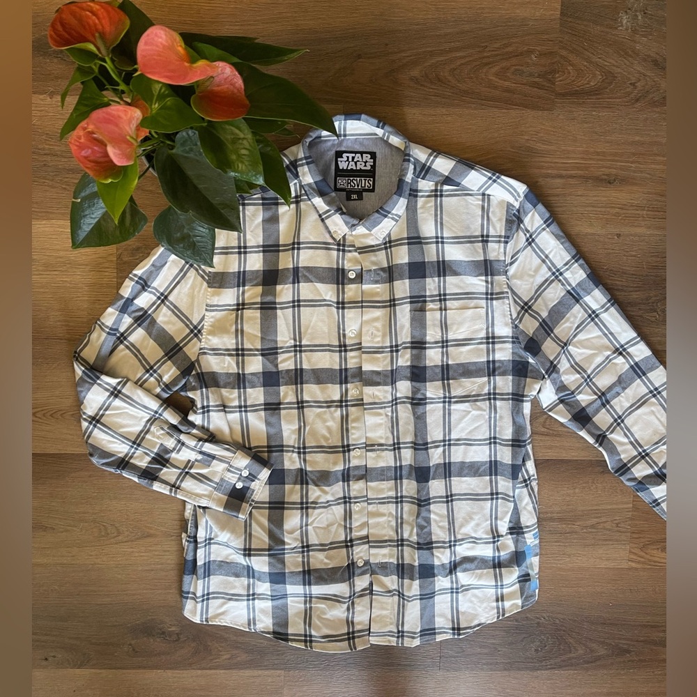 STAR WARS “Artoo” Men’s 2XL Long Sleeve Button-up